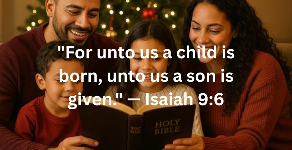 Bible Verses About Christmas for Family