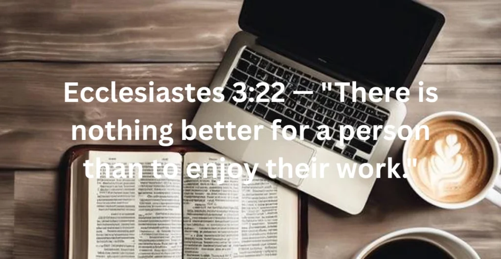 Bible Verses About Prayers for Work