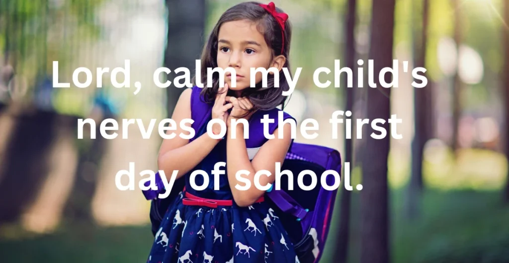 Back to School Prayers